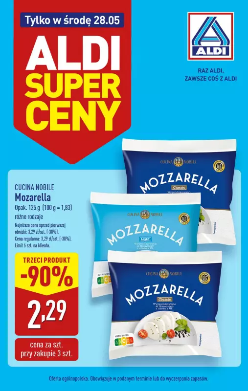 Aldi - gazetka promocyjna Super ceny w Aldi! od środy 28.05 do środy 28.05