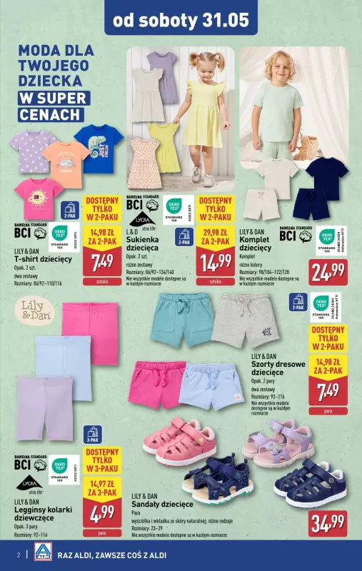 Aldi - gazetka promocyjna Dzień Dziecka - super okazje już od soboty!   - strona 2