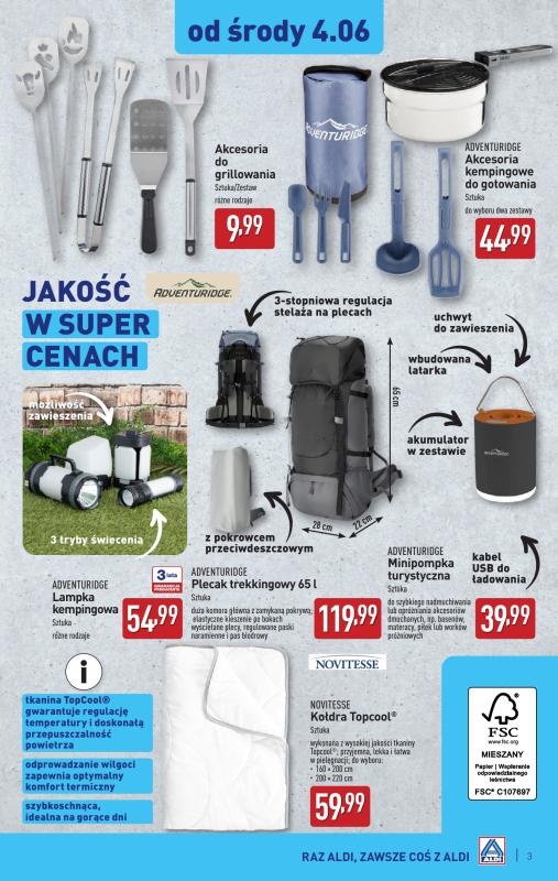 Aldi - gazetka promocyjna Aldi ma to coś! od środy 04.06 do soboty 07.06 - strona 3