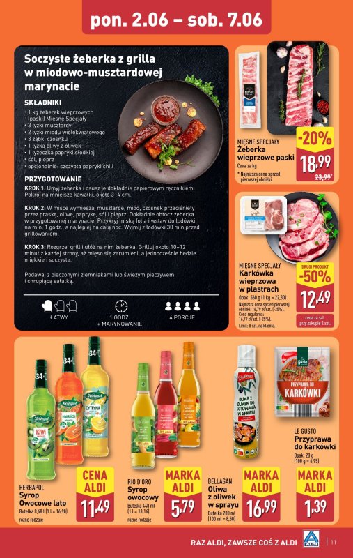 Aldi - gazetka promocyjna Pełny katalog! od poniedziałku 02.06 do soboty 07.06 - strona 11