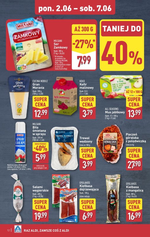 Aldi - gazetka promocyjna Pełny katalog! od poniedziałku 02.06 do soboty 07.06 - strona 12