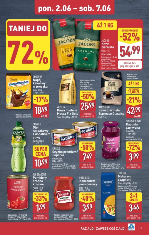 Aldi - gazetka promocyjna Pełny katalog! od poniedziałku 02.06 do soboty 07.06 - strona 13