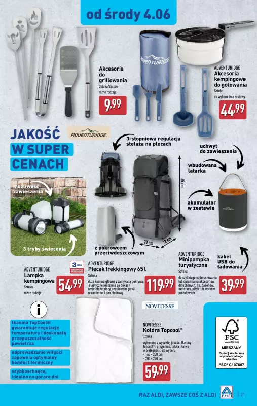 Aldi - gazetka promocyjna Pełny katalog! od poniedziałku 02.06 do soboty 07.06 - strona 21