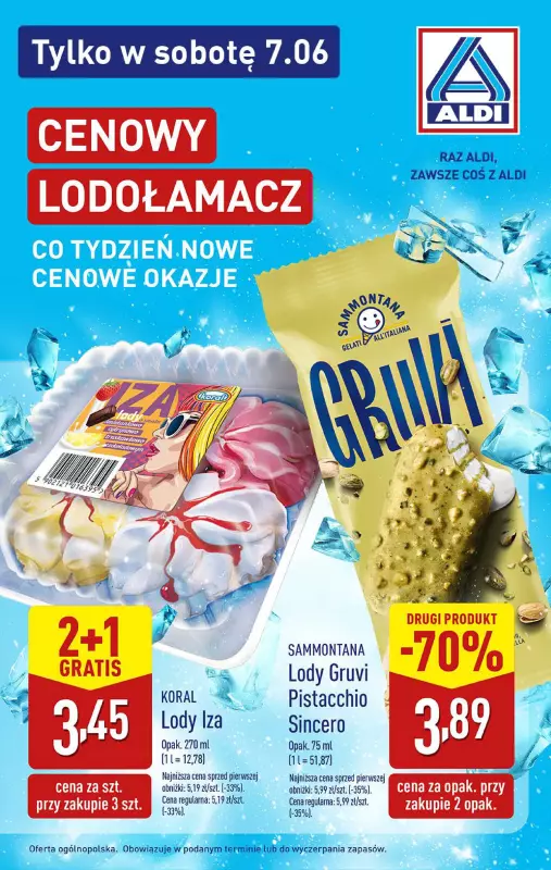 Aldi - gazetka promocyjna Oszczędna sobota - do 90% taniej! od soboty 07.06 do soboty 07.06 - strona 7