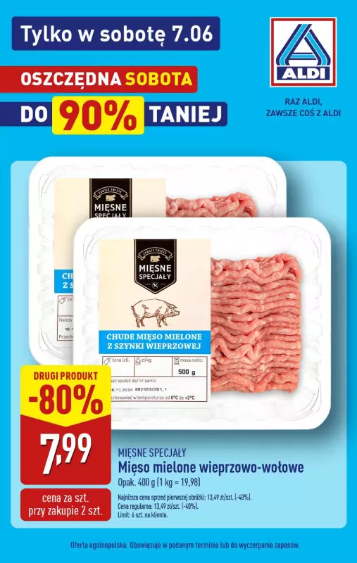 Aldi - gazetka promocyjna Oszczędna sobota - do 90% taniej!   - strona 2