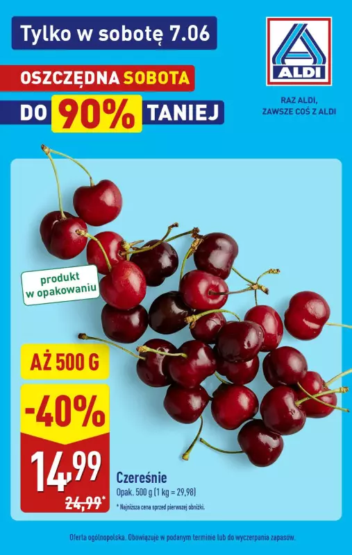 Aldi - gazetka promocyjna Sobota pełna nowości w super cenach!  