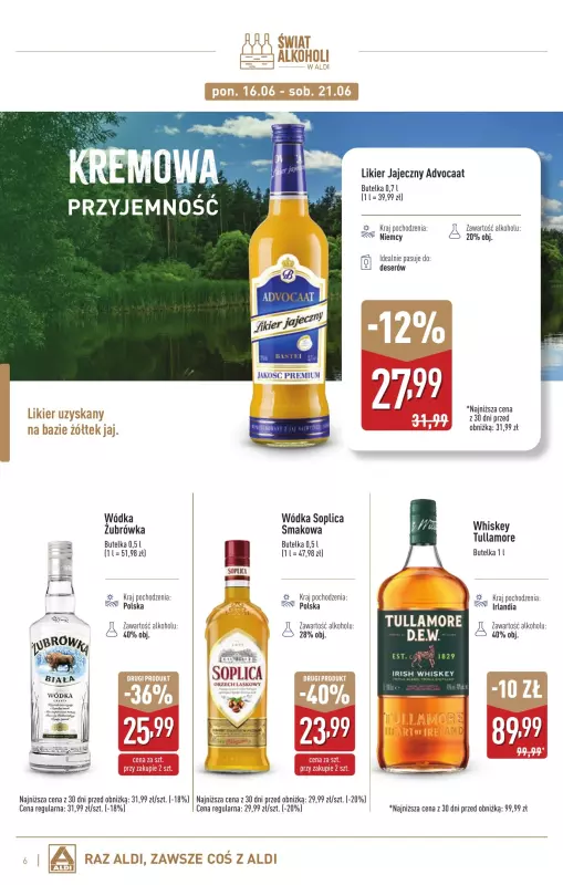 Aldi - gazetka promocyjna Świat alkoholi w Aldi od poniedziałku 02.06 do soboty 05.07 - strona 6