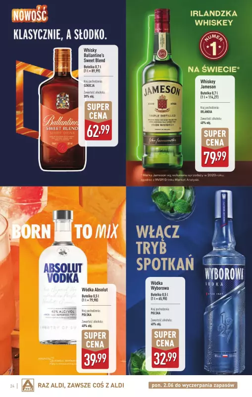 Aldi - gazetka promocyjna Świat alkoholi w Aldi od poniedziałku 02.06 do soboty 05.07 - strona 24