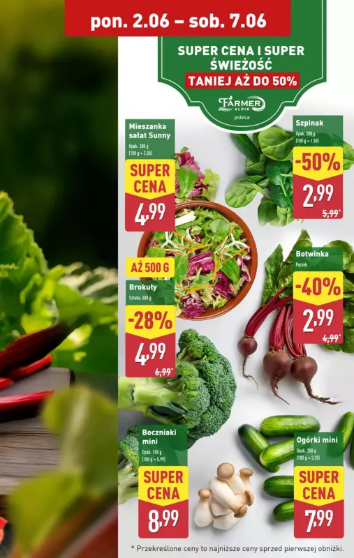 Aldi - gazetka promocyjna Farmer Aldik poleca! od poniedziałku 02.06 do soboty 07.06 - strona 5