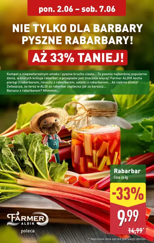 Aldi - gazetka promocyjna Farmer Aldik poleca! od poniedziałku 02.06 do soboty 07.06 - strona 4