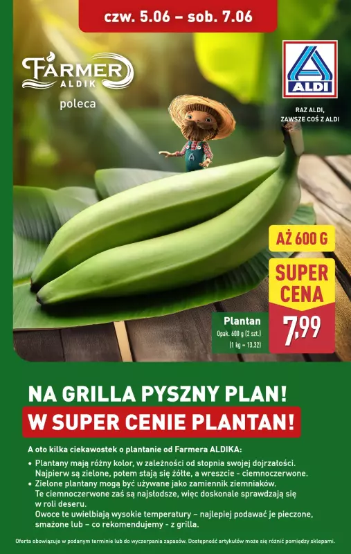 Aldi - gazetka promocyjna Plantan w super cenie!  