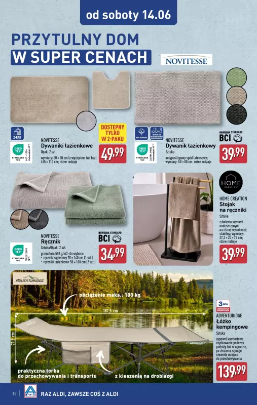 Aldi - gazetka promocyjna Aldi ma to coś! od środy 11.06 do soboty 14.06 - strona 12