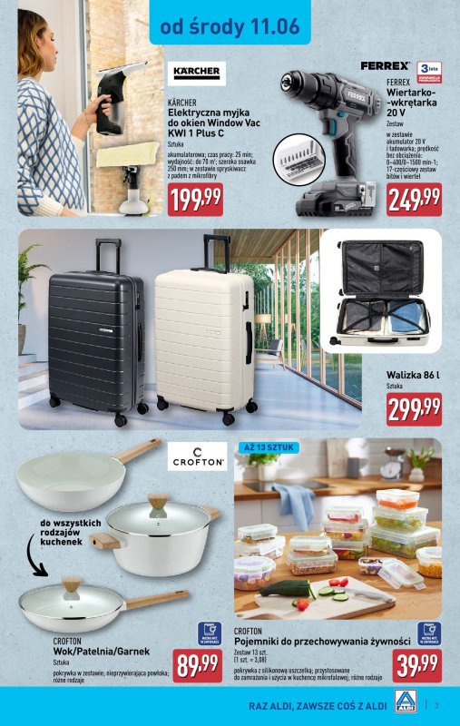 Aldi - gazetka promocyjna Aldi ma to coś! od środy 11.06 do soboty 14.06 - strona 3