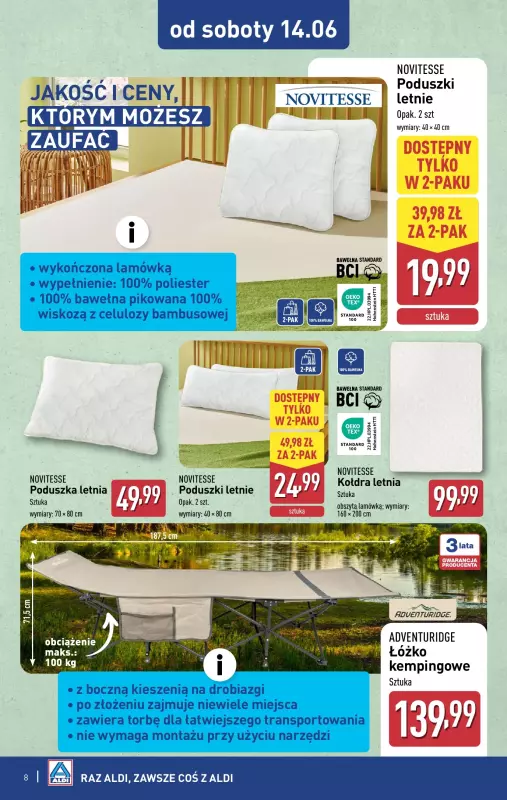 Aldi - gazetka promocyjna Aldi ma to coś! od środy 11.06 do soboty 14.06 - strona 8