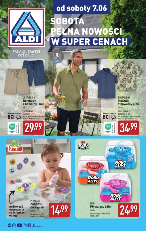 Aldi - gazetka promocyjna Sobota pełna nowości w super cenach!  