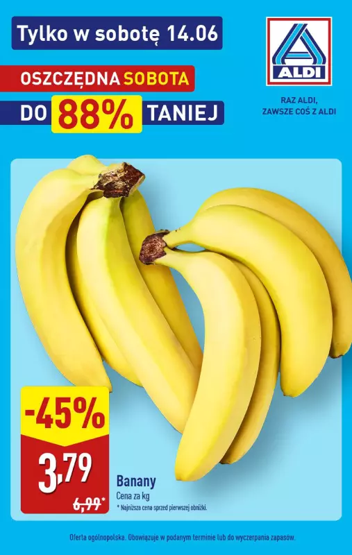 Aldi - gazetka promocyjna Oszczędna sobota - do 88% taniej! od soboty 14.06 do soboty 14.06 - strona 4