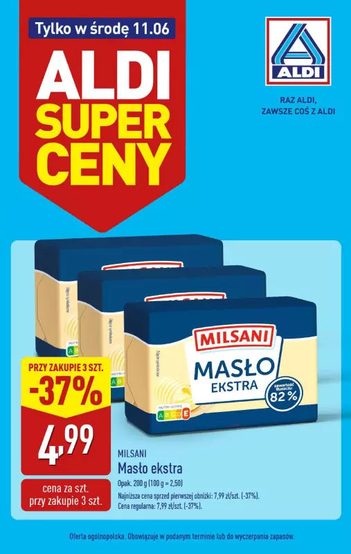 Aldi - gazetka promocyjna Super ceny w Aldi! od środy 11.06 do środy 11.06
