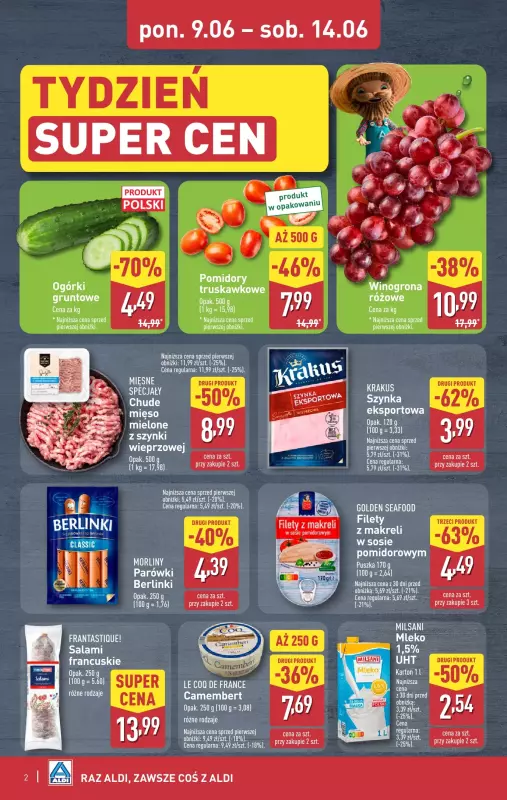 Aldi - gazetka promocyjna Weekend super cen w Aldi! od czwartku 12.06 do soboty 14.06 - strona 2