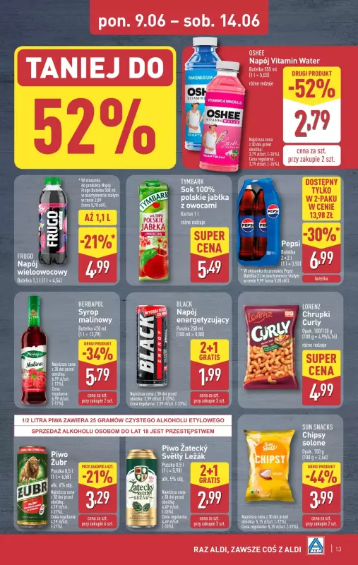 Aldi - gazetka promocyjna Pełny katalog! od poniedziałku 09.06 do soboty 14.06 - strona 13
