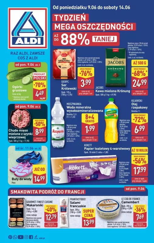 Aldi - gazetka promocyjna Pełny katalog! od poniedziałku 09.06 do soboty 14.06