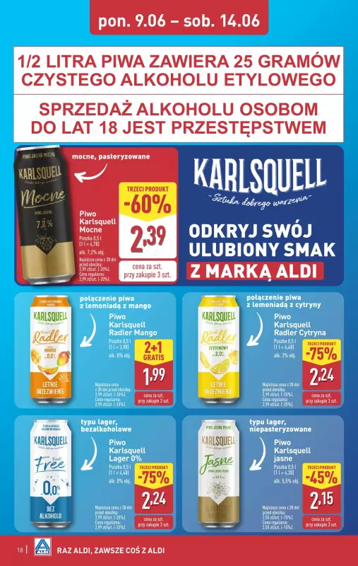 Aldi - gazetka promocyjna Pełny katalog! od poniedziałku 09.06 do soboty 14.06 - strona 18