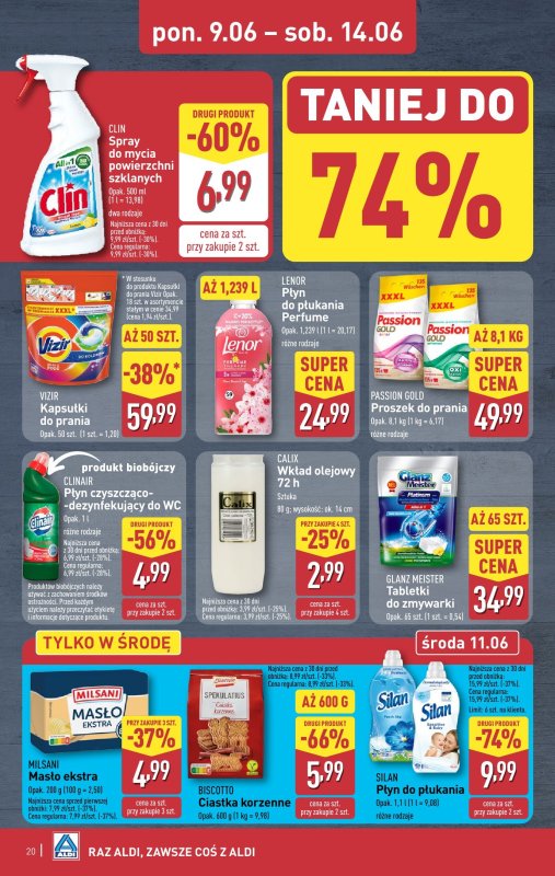 Aldi - gazetka promocyjna Pełny katalog! od poniedziałku 09.06 do soboty 14.06 - strona 20