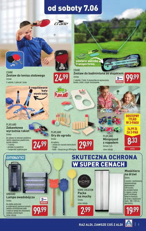 Aldi - gazetka promocyjna Sobota pełna nowości w super cenach! od niedzieli 08.06 do piątku 13.06 - strona 5