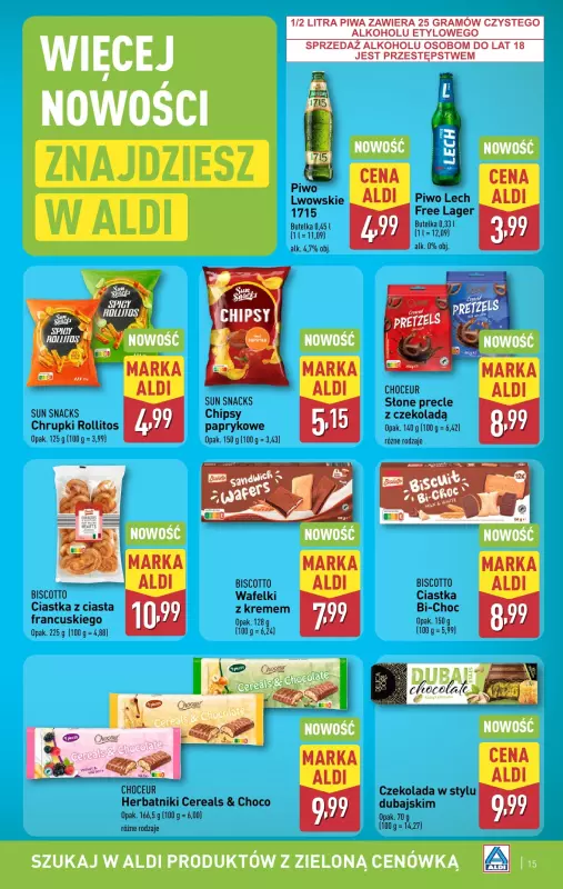 Aldi - gazetka promocyjna Pełny katalog! od poniedziałku 09.06 do soboty 14.06 - strona 15