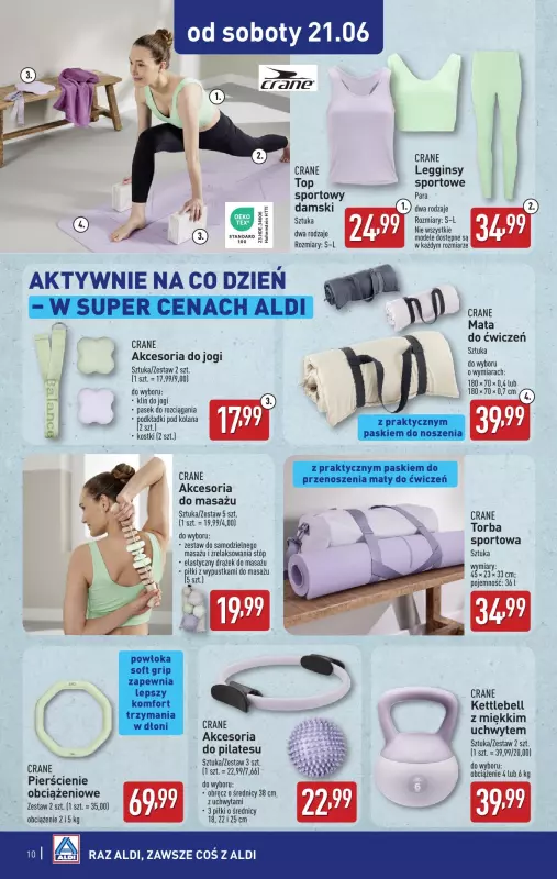 Aldi - gazetka promocyjna Aldi ma to coś! od środy 18.06 do soboty 21.06 - strona 10