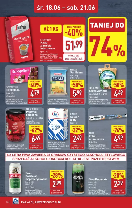Aldi - gazetka promocyjna Pełny katalog! od poniedziałku 16.06 do soboty 21.06 - strona 28