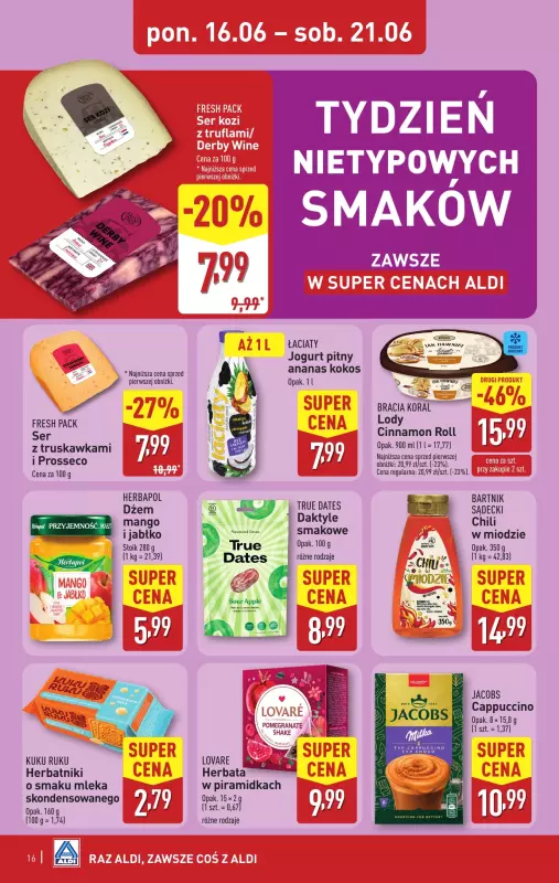 Aldi - gazetka promocyjna Pełny katalog! od poniedziałku 16.06 do soboty 21.06 - strona 16