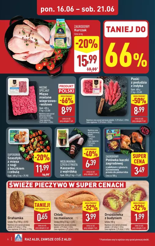 Aldi - gazetka promocyjna Pełny katalog! od poniedziałku 16.06 do soboty 21.06 - strona 6