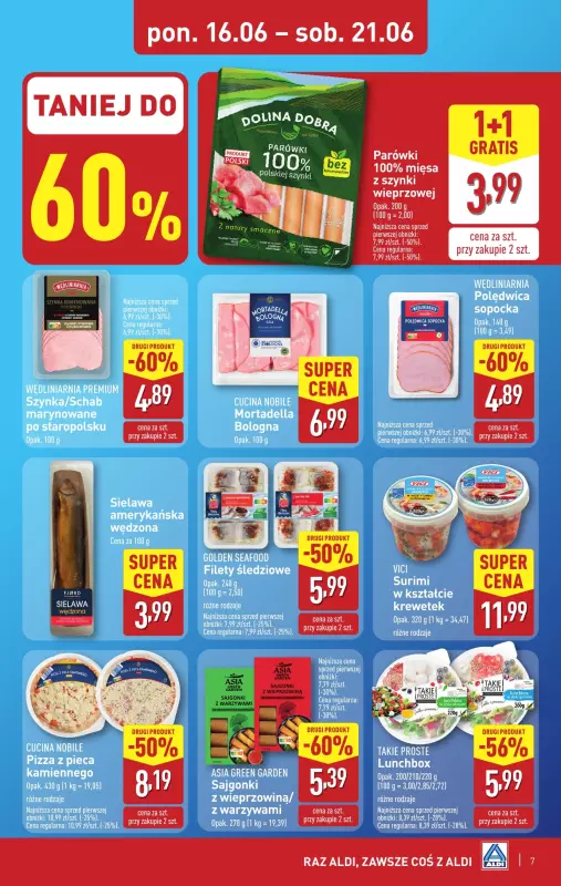 Aldi - gazetka promocyjna Pełny katalog! od poniedziałku 16.06 do soboty 21.06 - strona 7