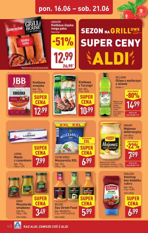 Aldi - gazetka promocyjna Pełny katalog! od poniedziałku 16.06 do soboty 21.06 - strona 12