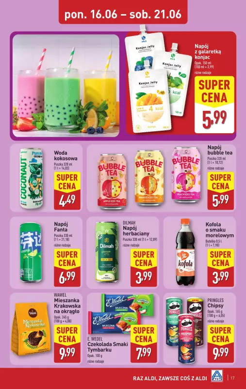 Aldi - gazetka promocyjna Pełny katalog! od poniedziałku 16.06 do soboty 21.06 - strona 17
