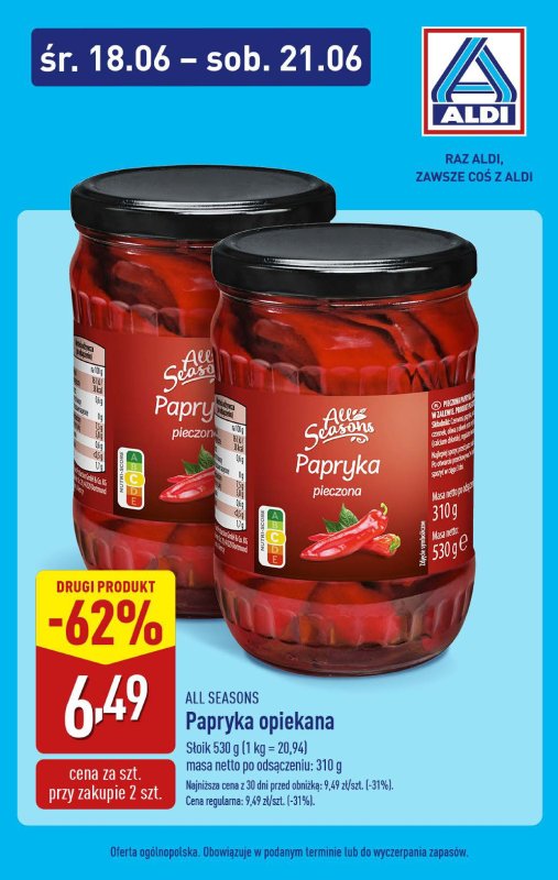 Aldi - gazetka promocyjna Weekend super cen w Aldi! od środy 18.06 do soboty 21.06 - strona 8