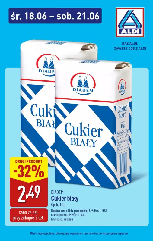 Aldi - gazetka promocyjna Weekend super cen w Aldi! od środy 18.06 do soboty 21.06 - strona 7