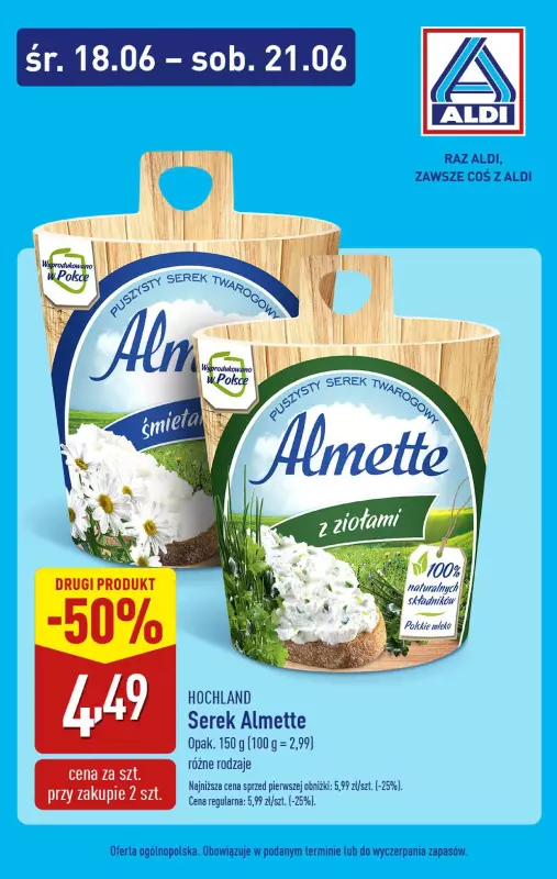 Aldi - gazetka promocyjna Weekend super cen w Aldi! od środy 18.06 do soboty 21.06 - strona 4