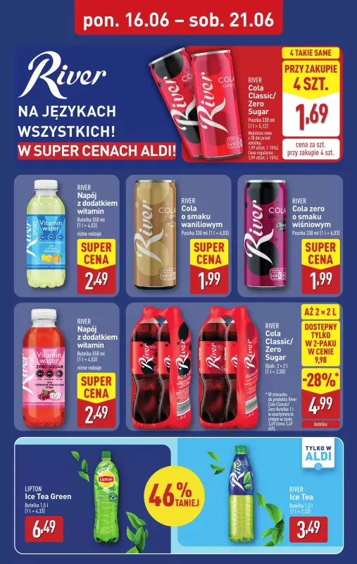 Aldi - gazetka promocyjna Produkty River w Aldi   - strona 2