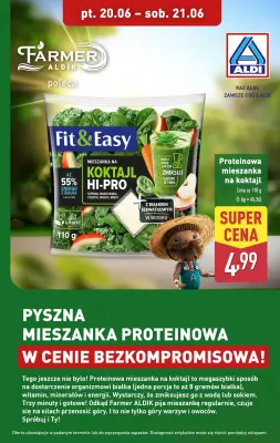 Aldi - gazetka promocyjna Farmer Aldik poleca promocje! od piątku 20.06 do soboty 21.06