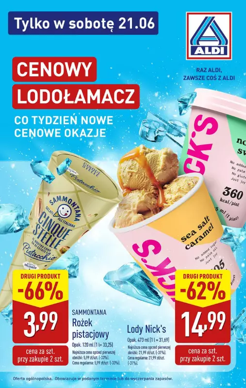 Aldi - gazetka promocyjna Oszczędna sobota - do 82% taniej! od piątku 20.06 do soboty 21.06 - strona 7