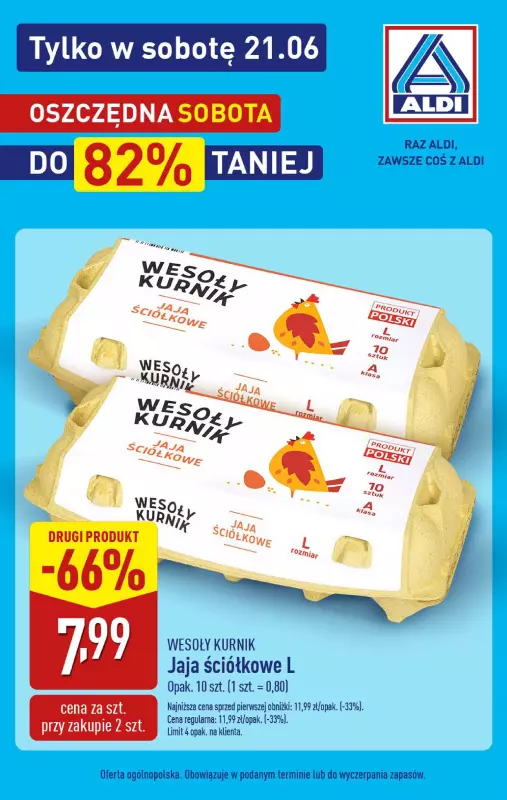 Aldi - gazetka promocyjna Oszczędna sobota - do 82% taniej!   - strona 2