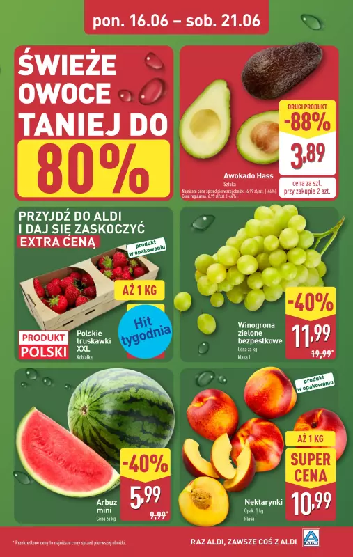 Aldi - gazetka promocyjna Farmer Aldik poleca! od poniedziałku 16.06 do soboty 21.06 - strona 3