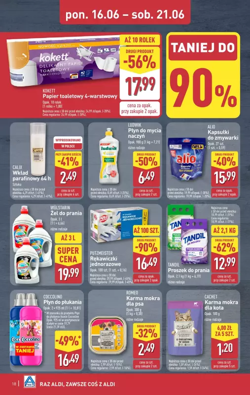 Aldi - gazetka promocyjna Pełny katalog! od poniedziałku 16.06 do soboty 21.06 - strona 18
