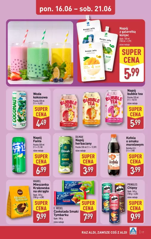Aldi - gazetka promocyjna Pełny katalog! od poniedziałku 16.06 do soboty 21.06 - strona 17