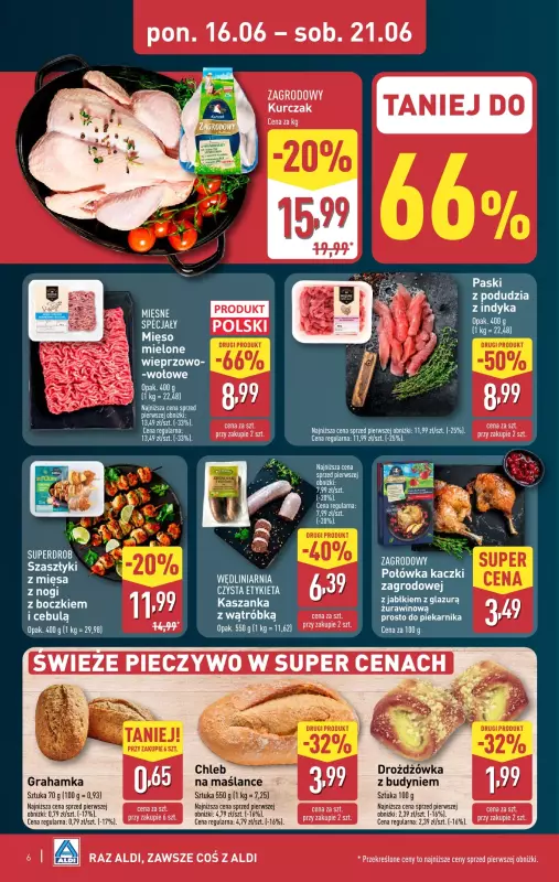 Aldi - gazetka promocyjna Pełny katalog! od poniedziałku 16.06 do soboty 21.06 - strona 6