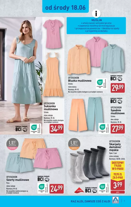 Aldi - gazetka promocyjna Aldi ma to coś! od środy 18.06 do soboty 21.06 - strona 7