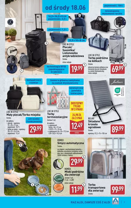 Aldi - gazetka promocyjna Aldi ma to coś! od środy 18.06 do soboty 21.06 - strona 5
