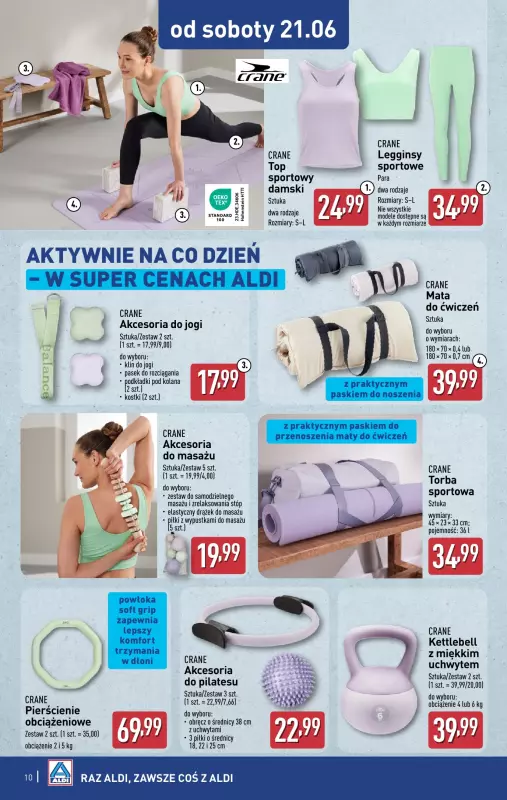 Aldi - gazetka promocyjna Aldi ma to coś! od środy 18.06 do soboty 21.06 - strona 10