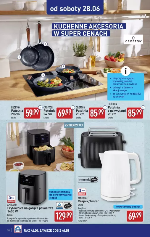 Aldi - gazetka promocyjna Aldi ma to coś! od środy 25.06 do soboty 28.06 - strona 10